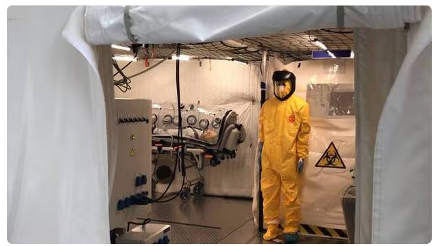 Visite guidée au cœur de l’Elytron, destiné à prendre en charge des patients suspects d’infection virale. | OUEST-FRANCE